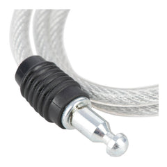 Oxford Bumper Cable Lock 6mm X 600mm - Clear