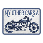 Oxford Garage Metal Sign: My Other Car's A