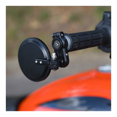 Oxford Fold Away Mirror Black 76mm Diameter