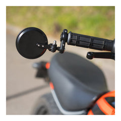 Oxford Fold Away Mirror Black 76mm Diameter