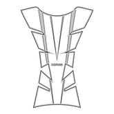 Oxford Sheer Arrow Tank Pad - Silver