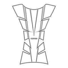 Oxford Sheer Arrow Tank Pad - Silver