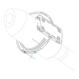 Oxford Can Guard Exhaust Heat Sheild