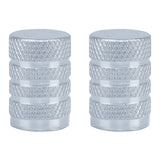 Oxford Gripper Valve Caps - Silver