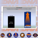 TUAREG 660 21-25 - DNA AIR FILTER - P-AP6E22-01