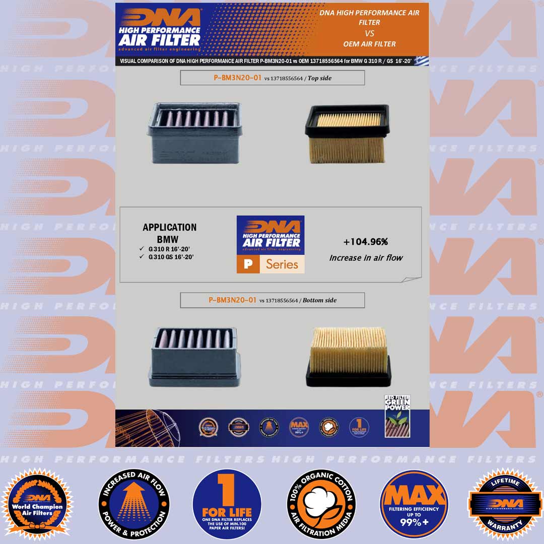 G 310 GS 17-24 & G 310 R 16-24 - DNA AIR FILTER - P-BM3N20-01