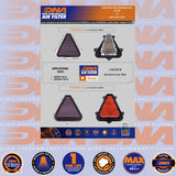 CB 750 (HORNET) & XL 750 (TRANSALP) 23-25 - DNA AIR FILTER - P-H75N23-01