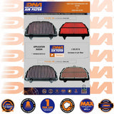GSX 1300 R (HAYABUSA) 21-25 - DNA AIR FILTER - P-S13S21-0R