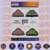 1200 TIGER ALL VARIANTS 22-25 - DNA AIR FILTER - P-TR12E22-01