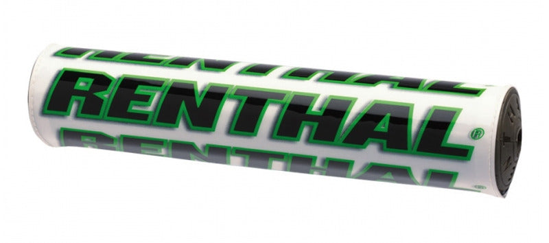 RENTHAL SX BAR PAD MINI 8.5 INCH 205mm WHT/GRN/BLK - GRY FOAM (P269)