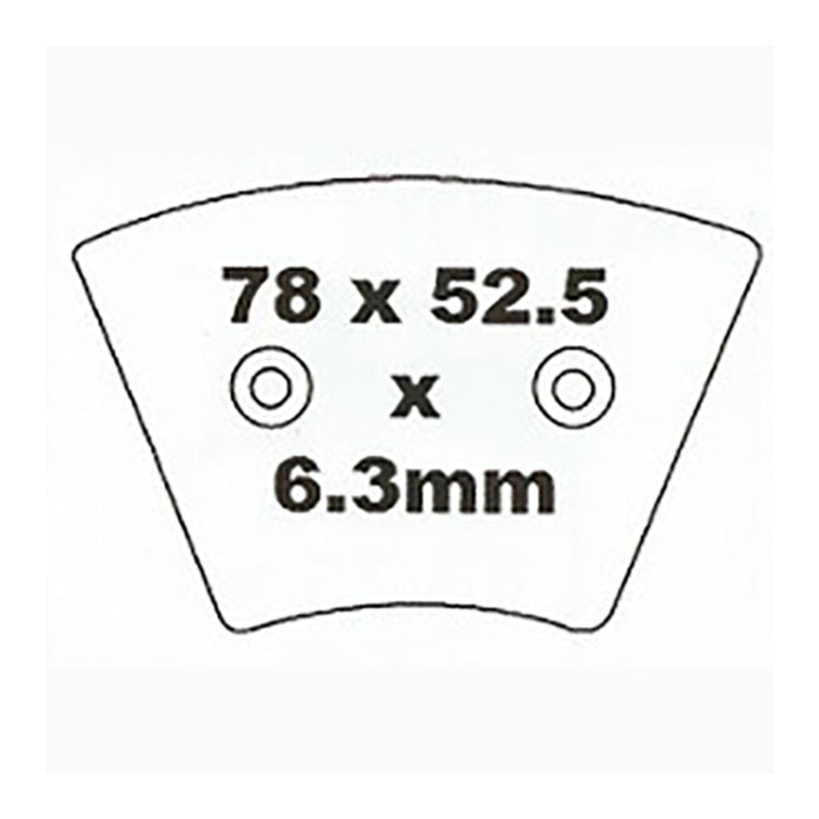 Premier Brake Pads - P Organic Standard