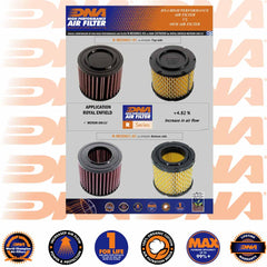 CLASSIC 350, HUNTER 350 22-25 & METEOR 350 21-25 - DNA AIR FILTER - R-RE35N21-01