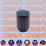 DNA FILTERS RUBBER TOP ROUND CLAMP ON 40mm INLET 100mm LENGTH AIR FILTER - RO-4000-10