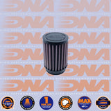 DNA FILTERS RUBBER TOP ROUND CLAMP ON 43mm INLET 118mm LENGTH AIR FILTER - RO-4300-13