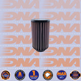 DNA FILTERS RUBBER TOP ROUND CLAMP ON 70mm INLET 123mm LENGTH AIR FILTER - RO-7000-14