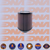 DNA FILTERS RUBBER TOP ROUND CLAMP ON 76mm INLET 119mm LENGTH AIR FILTER - RO-7600-16
