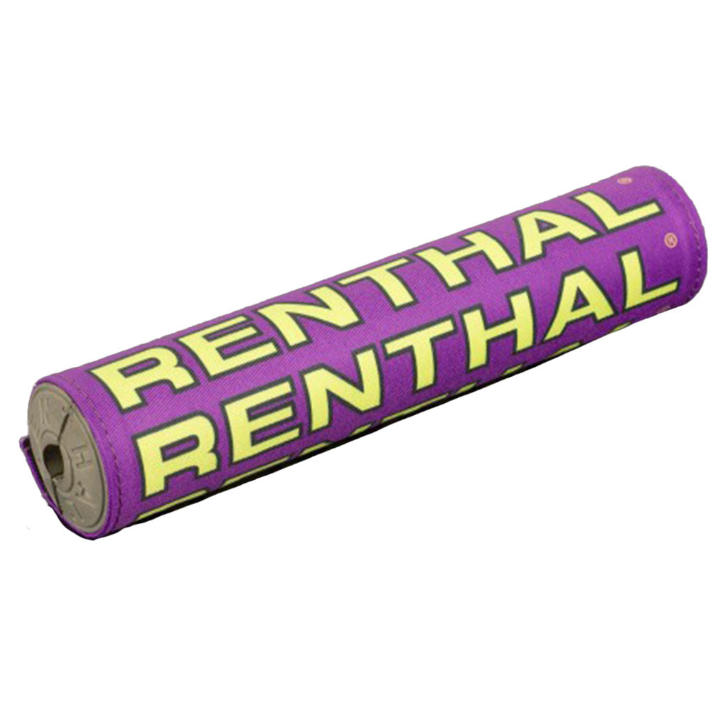 RENTHAL SX BAR PAD VINTAGE 10 INCH 240mm PUR/BLK/YEL - GRY FOAM (P353)