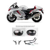S48 Astra Silver Topbox Kit GSX 1300 R (HAYABUSA) 21-25 - S137S48BPSIL