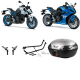 S48 Astra Silver Topbox Kit GSX-8S 23-25 & GSX-8R 24-25 - S140S48BPSIL