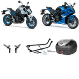 V36 Wizard Silver Topbox Kit GSX-8S 23-25 & GSX-8R 24-25 - S140V36BPSIL