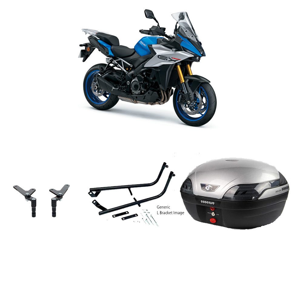 S48 Astra Silver Topbox Kit SUZUKI GSX-S 1000 GX 24- - S142S48BPSIL