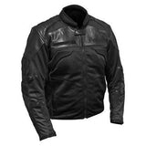 ##SCORPION INDY LEATHER/MESH JACKET BLACK (SM)