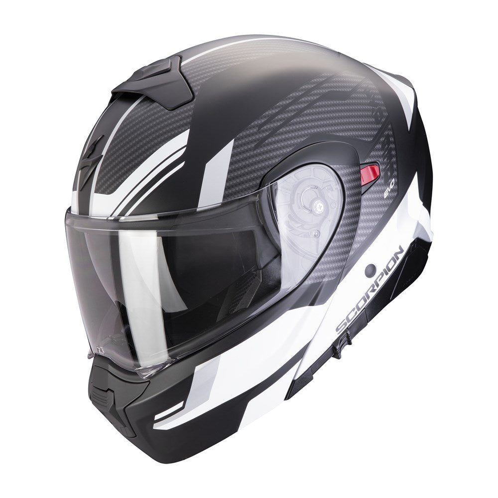 Scorpion Exo Exo-930 EVO Sikon - Matte Blk/sil/wht