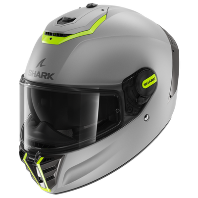 Shark Spartan RS Blank Matte SIL/YEL/SIL