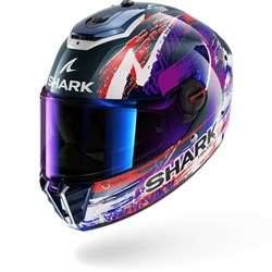Shark Spartan RS Carbon Zarco Signature - BLU/WHT/VIO