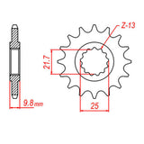 MTX 1587 Steel Front Sprocket #428 (10-3FH)