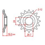 MTX 527 Steel Front Sprocket #530 (530 Conversion) (10-527)