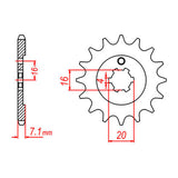 Sprocket Front MTX 555 15T #428 10-555-15