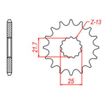SPROCKET FRONT MTX 520 16T #525 10-156-16RC