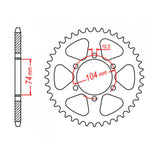 MTX 481 Steel Rear Sprocket #530 (11-165)