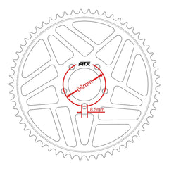 MTX Steel Sur-Ron Rear Sprocket #420 (58T)