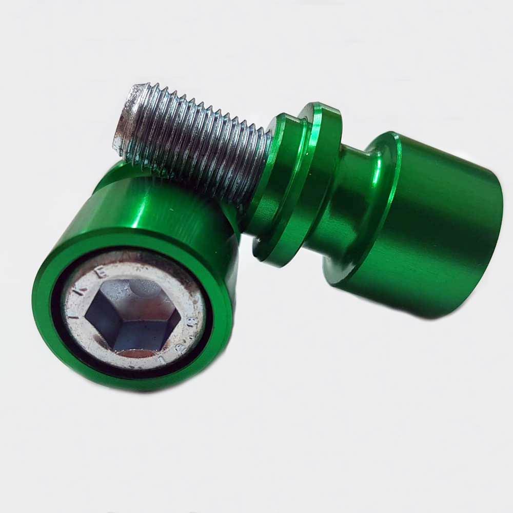 OGGY KNOBBS REAR PICK UP SPOOLS - M6 x 1 GREEN - SPU06GRN