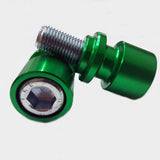 OGGY KNOBBS REAR PICK UP SPOOLS - M6 x 1 GREEN - SPU06GRN