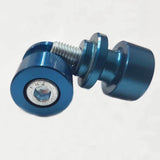 OGGY KNOBBS REAR PICK UP SPOOLS - M10 x 1.25 BLUE - SPU10BLU