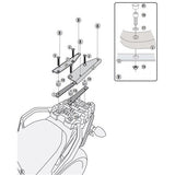 #GIVI SPECIFIC MONOLOCK REAR RACK - SUZUKI DL1000 V-STROM 14-16 (PLATE INCLUDED)