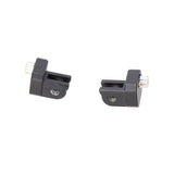 Mounting kit for EVO footrest.Black. Triumph Tiger 660 (21-).(FRS.11.112.80500/B)