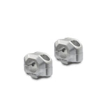 Bar riser for diam 22 mm handlebar. H=15 mm. Silver. (LEH.00.039.22001.15/S)