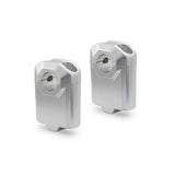 Bar riser for diam 22 mm handlebar. H=50 mm. Silver. (LEH.00.039.22001.50/S)