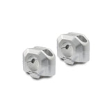 Bar riser for diam 28 mm handlebar. H=20 mm. Silver. (LEH.00.039.24100.20/S)