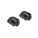 Bar back variable for diam22 handlebars. H=25mm. Back 5/10/15/20/25/30 mm. Black. (LEH.00.039.30000/B)