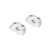 Variable bar back diam22 mm handlebars with offset. Silver. BMW F 750 GS (17-) / F 800 GS (23-). (LEH.00.039.30100/S)