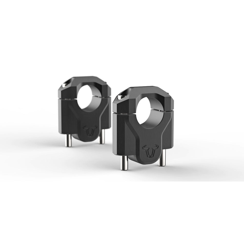 Bar riser. H=40 mm. Black. R1200GS (12-18), R1250GS (18-). (LEH.07.039.12401/B)