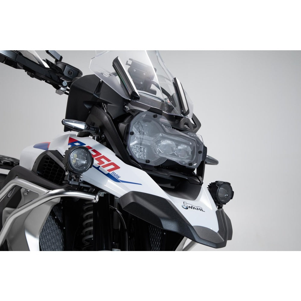 Headlight guard. Bracket with PVC panel. R1200GS(12-),R1250GS(18-) (LPS.07.786.10001/B)
