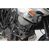 Upper crash bar for orig. KTM crash bar. Black. 1290 SAdv R / S (16-), 1090 Adv (16-). (SBL.04.879.10001/B)