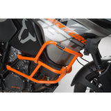 Upper crash bar for orig. KTM crash bar. Orange. 1290 SAdv R / S (16-), 1090 Adv (16-). (SBL.04.879.10001/O)