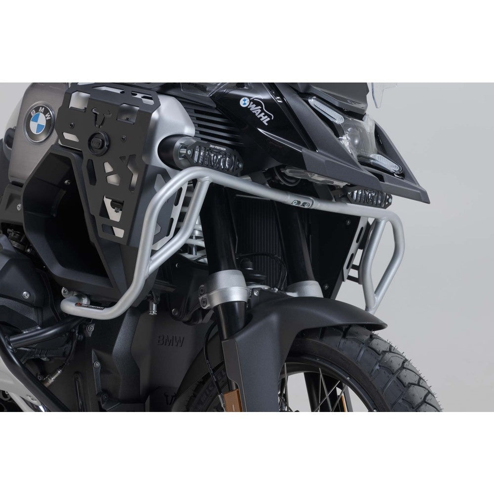Upper crash bar.Stainless steel, silver. BMW R 1300 GS Adventure (24-). For OEM SBL.(SBL.07.976.10100)